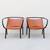 Leather and Steel Lounge Chairs by Afteroom in Cognac 3 thumbnail
