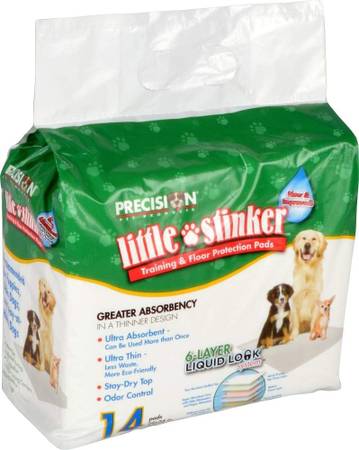 New Package of 14 XL Little Stinker Training & Floor Protection Pads 1