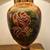 PAIR Painted roses lamps 1 thumbnail