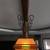 Awesome vintage Billiards/Kit/Dining tiffany/brass/wood CEILING LIGHT 14 thumbnail