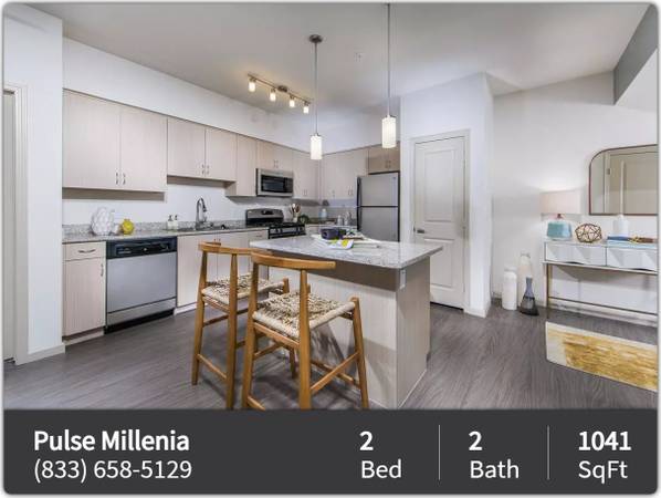 $3,141 / 2br - 1041ft2 - Simply breath-taking! Beautifully designed 2 BR/2 BA - just for you (Chula Vista - Millenia Town Center)64037041243009124