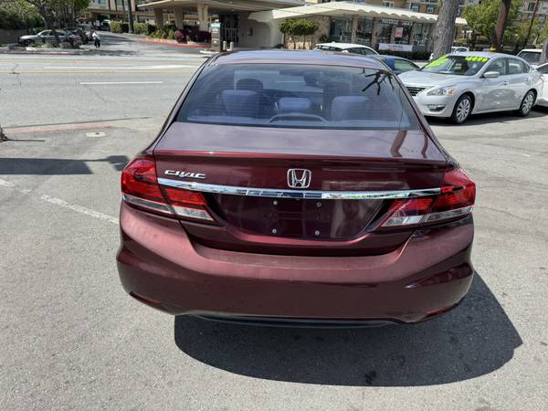 2014 HONDA CIVIC LX. TÍTULO LIMPIO, PASE DE SMOG, AHORRADOR DE GASOLINA. ¡PARA COMUTA! - $8,999 (san mateo)63624172789505123