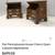 Pennsylvania house open cabinet nightstands 1 thumbnail