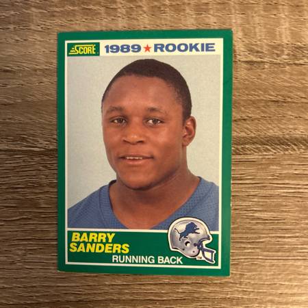 Barry Sanders rookie 1