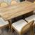 Solid Wood Dining Table and Rattan Chair Set 1 thumbnail