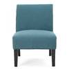 (Two) Yokota 22.5" W Polyester Slipper Chair Fabric: Dark Teal 1