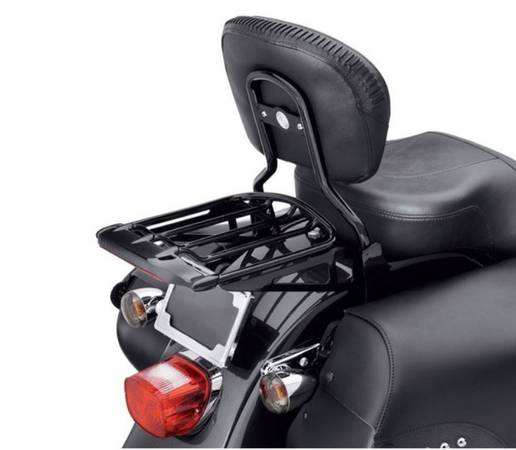Harley-Davidson Air Wing Two-Up Black Luggage Rack 1