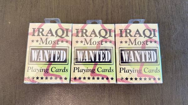*** IRAQI MOST WANTED PLAYING CARDS *** 1
