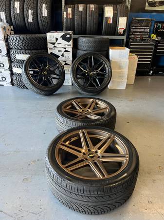 24 Wheels DUB CUSTOM Bronze color S123 Silverado / GMC 1500 1