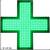 Dispensary Pharmacy Window Display Green LED Medical Cross 19” X 19” 5 thumbnail