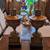 Mid Century wood & brass urn trophy lamps by Frederick Cooper 4 thumbnail