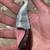 Very cool custom made Damascus steel walnut wood handle, mini skinner knife 2 thumbnail