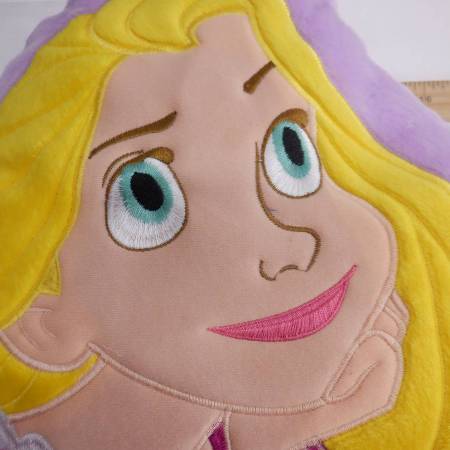 Disney Princess Tangled Rapunzel Soft Plush Decorative Face Pillow 1