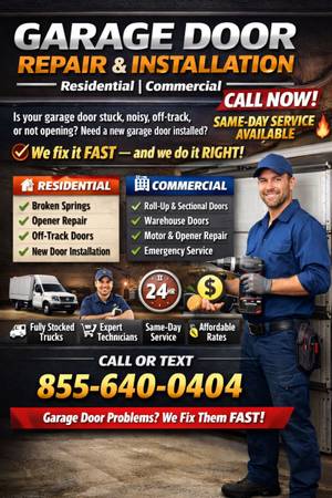 Broken Garage Door? We Fix It Fast 1