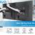 HUANUO Dual Monitor Stand Height Adjustable Monitor Mount 13" to 27" 2 thumbnail