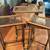 Brandt Furniture Edwardian Wood and Glass Antique Nesting Tables 1 thumbnail