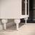 White Sideboard/Display Cabinet (Marble Top, Glass Doors) 4 thumbnail