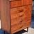 beautiful 1960's bentwood DRESSER, NIGHTSTANDS, BED SET 18 thumbnail