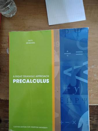 A Right Triangle Approach Precalculus 1