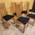 SET OF 6, MINT CONDITION ITALIAN (CALLIGARIS) DINING ROOM CHAIRS 2 thumbnail