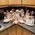 Bridal Shower Table Centerpiece Porcelain Dolls. Bride & Attendant 1 thumbnail