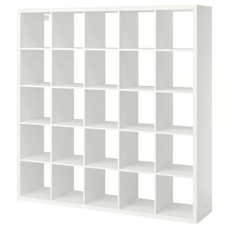 IKEA KALLAX Shelf unit, white, 182x182 cm (71 5/8x71 5/8 ") NEW 1