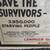 WORLD WAR 1 ORIGINAL RELIEF POSTER "SAVE THE SURVIVORS" 1915 WW1 WWI 4 thumbnail