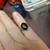 Onyx Ring,  unique design, silver tone 4 thumbnail