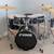 Sonor AQX Studio 5-piece Drum Set with Hardware Pack + Cymbals - Black 1 thumbnail