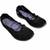 New, Land's End Black Leather Suede Slip-On Comfort Shoes, Size 6 1/2D 1 thumbnail