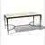 1960s Vintage Mid-Century Modern French Marble & Iron Coffee Table 8 thumbnail