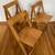 Set of 3 60s Vintage MCM Danish Style Folding Chairs by Aldo Jacober 6 thumbnail