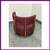 Village West Design Custom Made Swivel Club Chairs In Raspberry 4 thumbnail