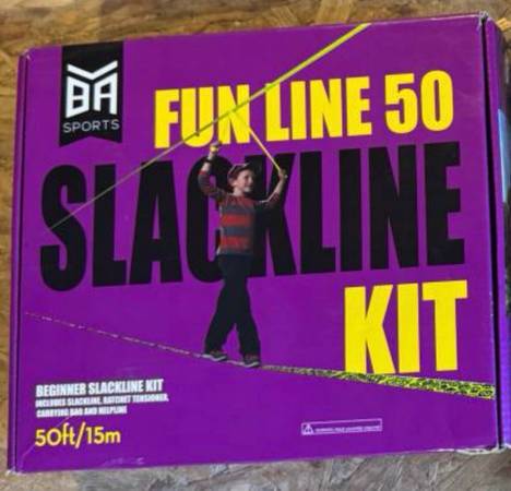 50ft slack line 🔱⚛️ 1