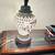 Vintage pierced Blanc de Chine Lamp - lights on top and bottom 17 thumbnail