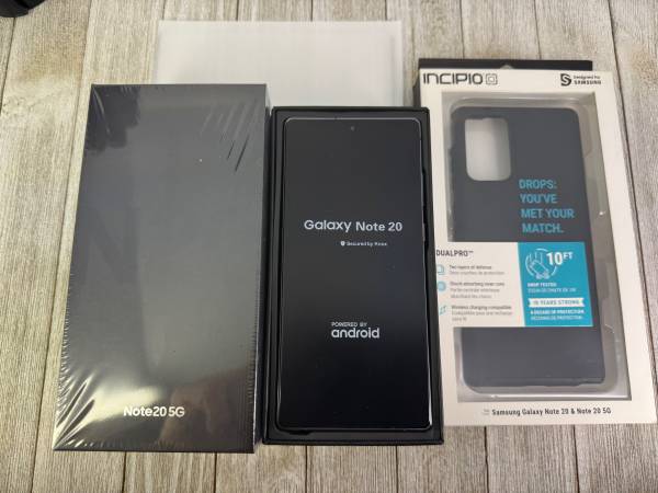 Samsung Note 20 5G: Fully Unlocked, Brand New Case, More!! 1