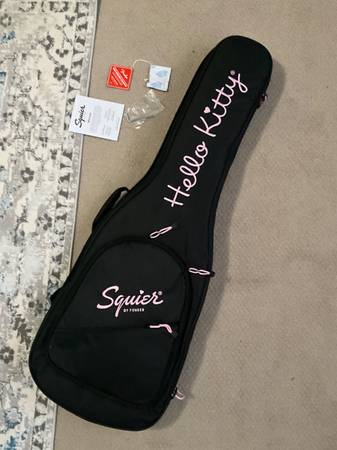 Hello Kitty Stratocaster Limited Edition BLACK 1