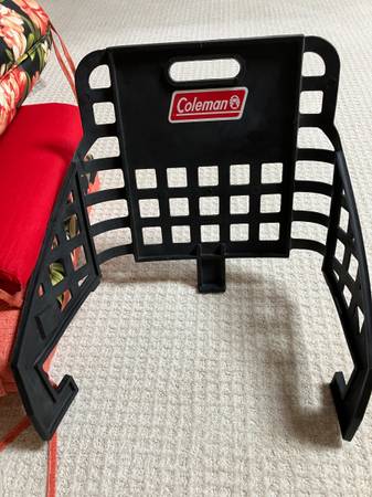 Vintage Original 1981 COLEMAN CANOE Seat Backrest 1