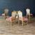 Set of 8x French Style Painted & Carved Wood Dining Chairs, c.1950’s 6 thumbnail