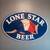 2001 - 34" x 22 1/2" - LONE STAR BEER - ARMADILLO - Embossed Tin Sign 7 thumbnail