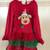 Kids Christmas sparkly fun dress size 4-6 1 thumbnail