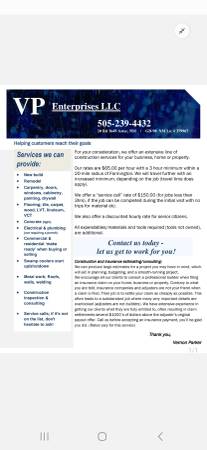 Honey do’s/ Property services/INSURANCE AND ESTIMATING 1