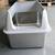 Cat Litter Box Stainless Steel XL with Lid, Enclosed Metal Extra Larg 2 thumbnail