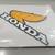 Vintage 1975 to 1984 Honda OEM-Fuel Tank Decal Mark/Orange Logo. 3 thumbnail