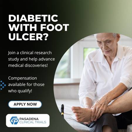 Earn for Paid Participation - Diabetic Foot Ulcers – Clinical Study 1