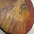 vintage folk art painting on barrel lid American Indian chiel portrait 8 thumbnail