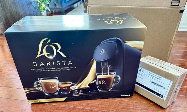 L'OR Barista coffee & espresso machine NIB 1