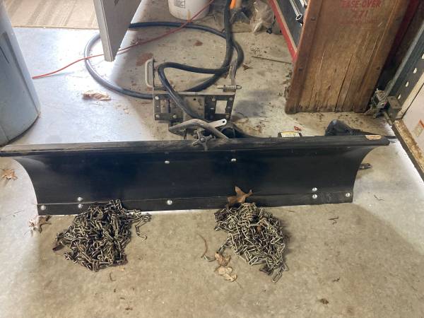 46” Lawn mower snow blade 1