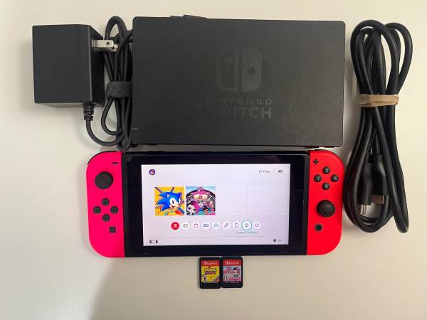 Nintendo switch v1 bundle - video gaming - by owner