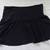 Merona Black Swoosh Flared Stretch Skirt 1 thumbnail